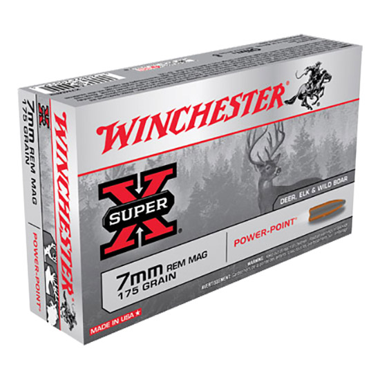 WIN SUPER-X 7MMREM 175GR POWER POINT 20/10 - Ammunition